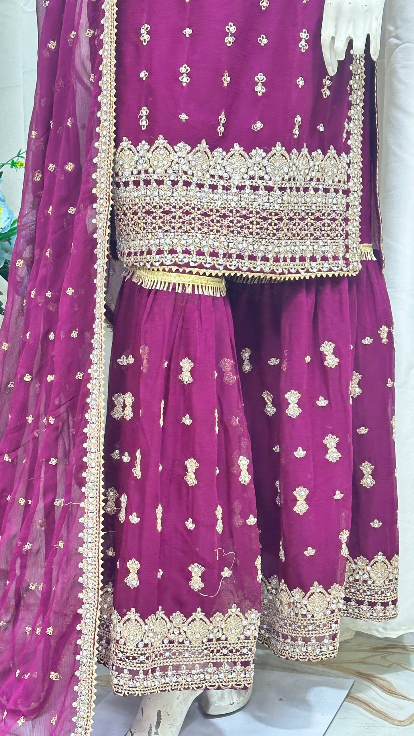 SG1464 Chiffon Margenta