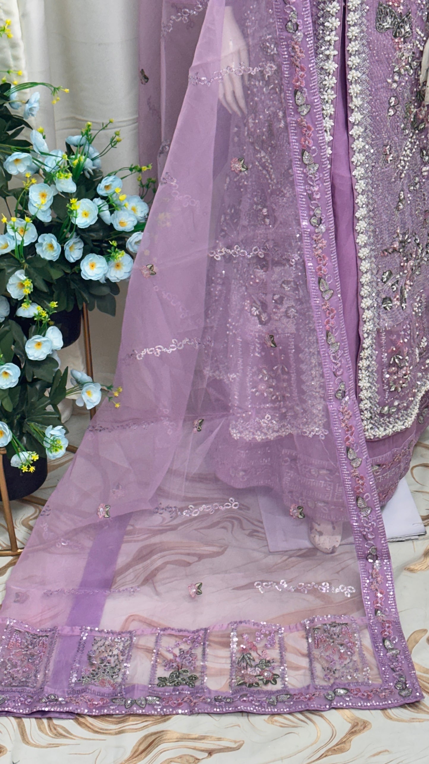 FG114 Open Gown Style Maxi Lilic