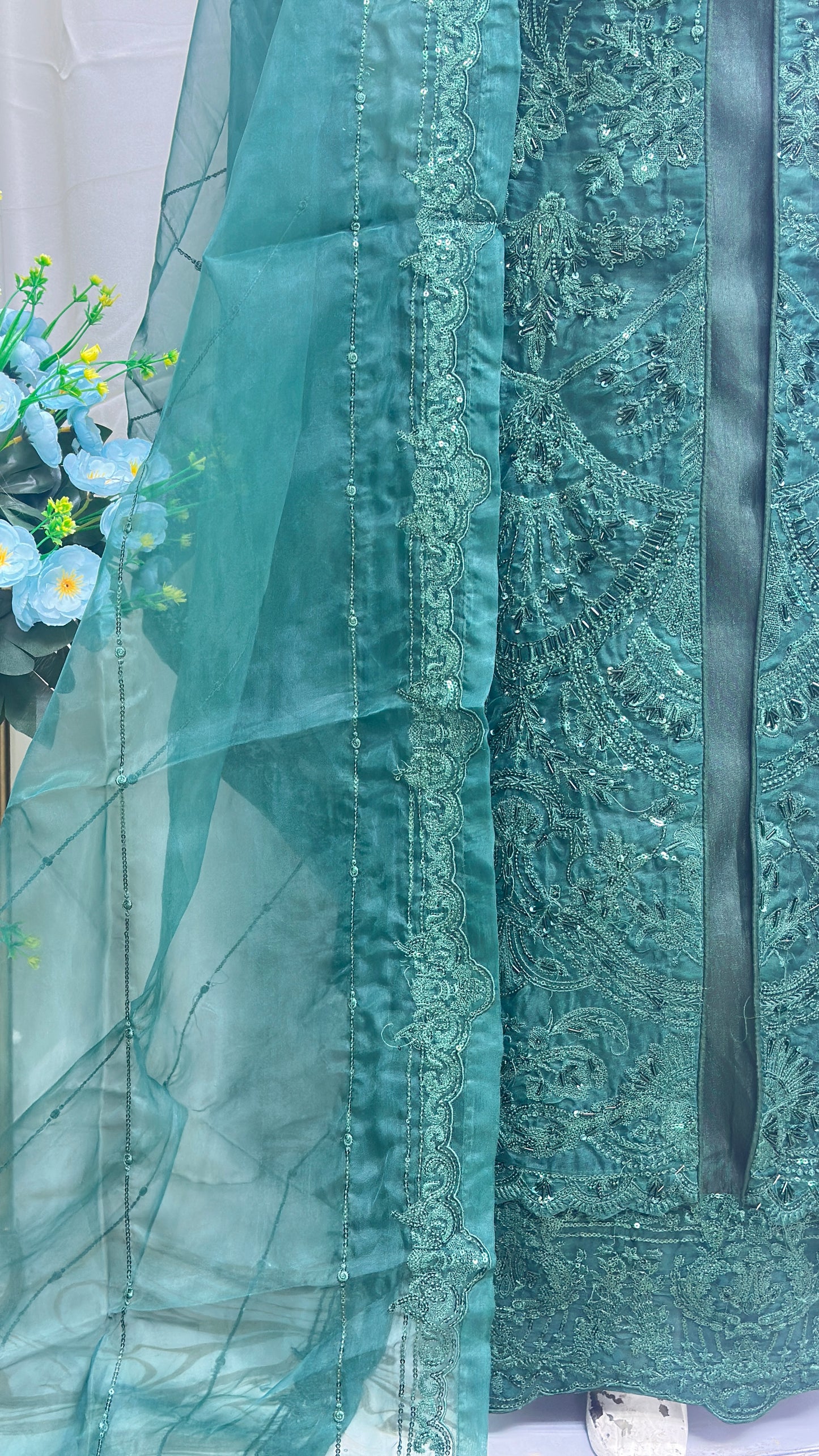 FG169 Gown Style maxi Green