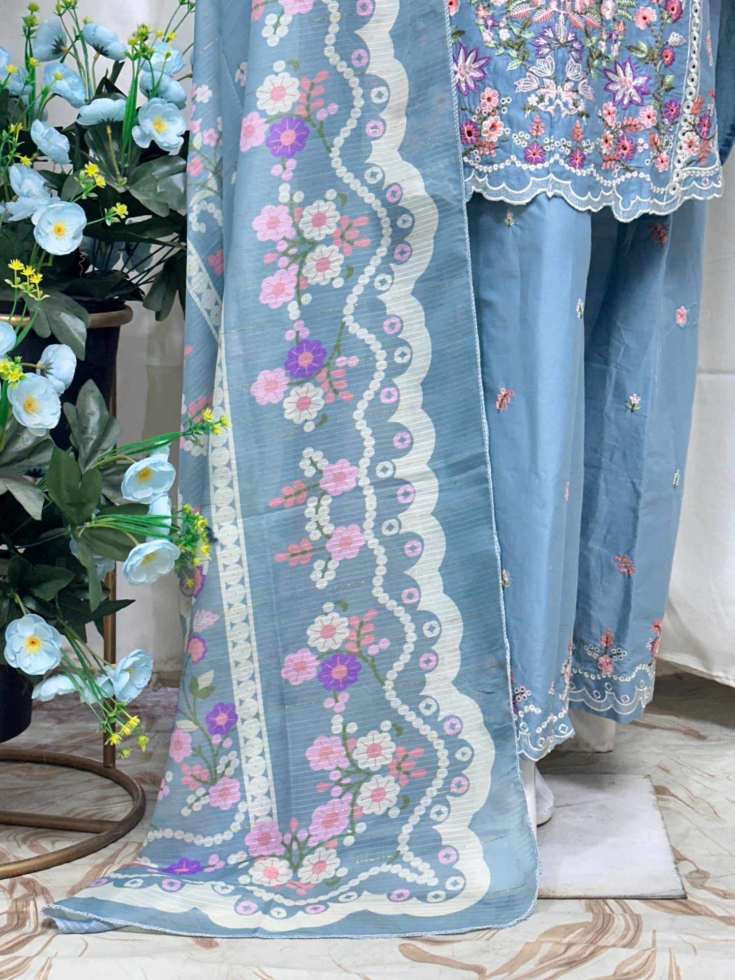 KC1543 Cotton Dusty Blue
