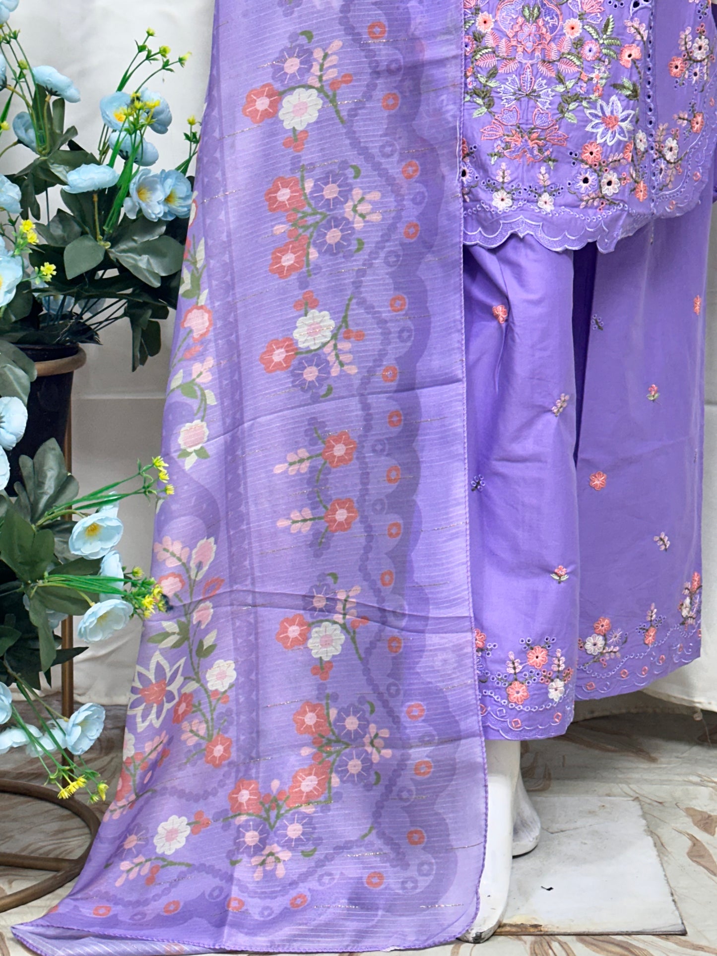 KC1543 Cotton Pastel Purple Shade