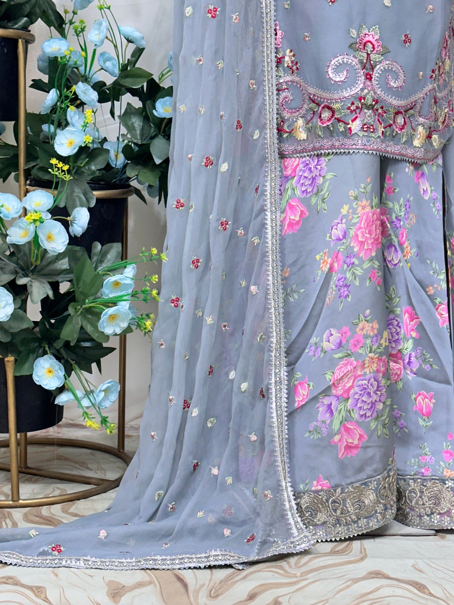 Karma Saj Dhaj 524 Dusty-Grey