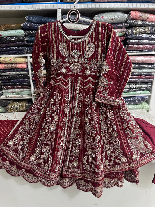 FG145 Kids Maxi Mehroon