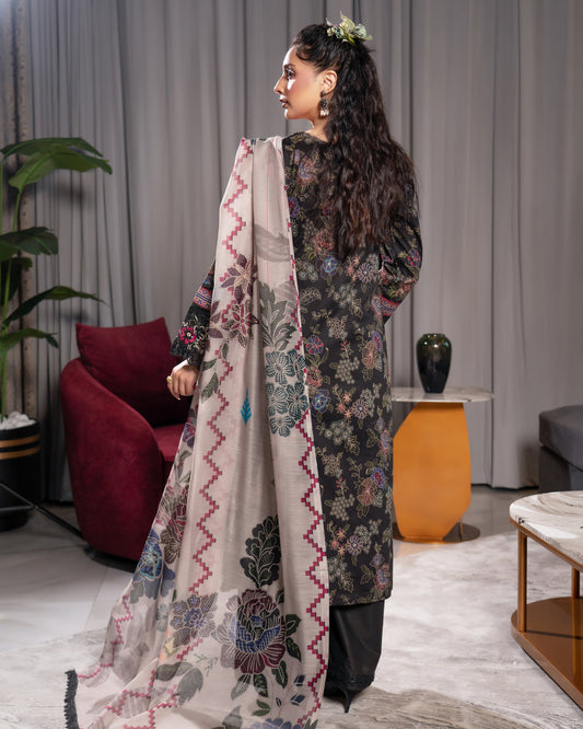 Munira Lawn Black