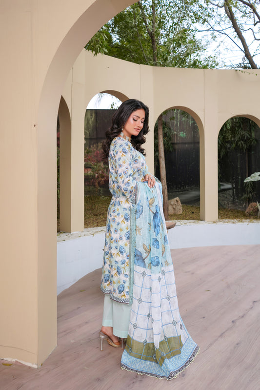 SG2401 Munira Noor vol Lawn C Green
