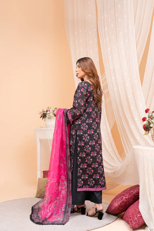 Munira Lawn Black
