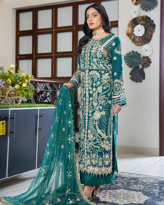 SJ3615 Organza Green