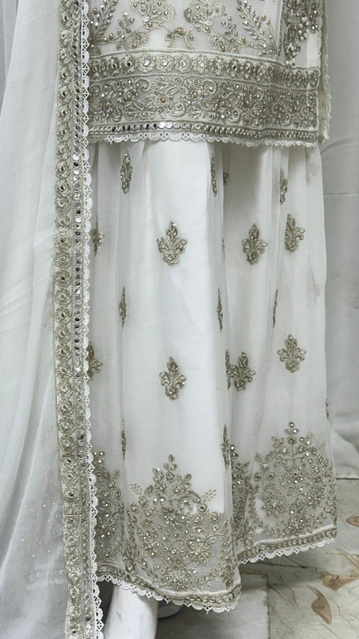 SG2573 Chiffon White