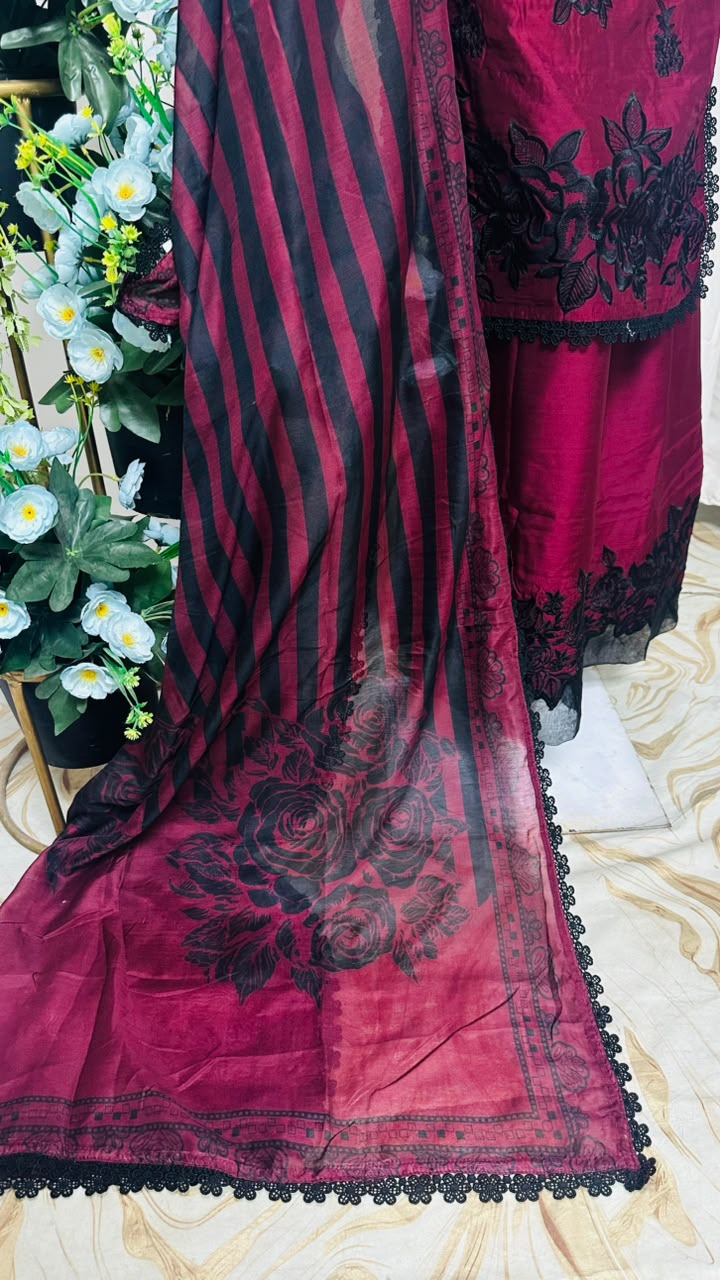 KC1541 Viscose Red
