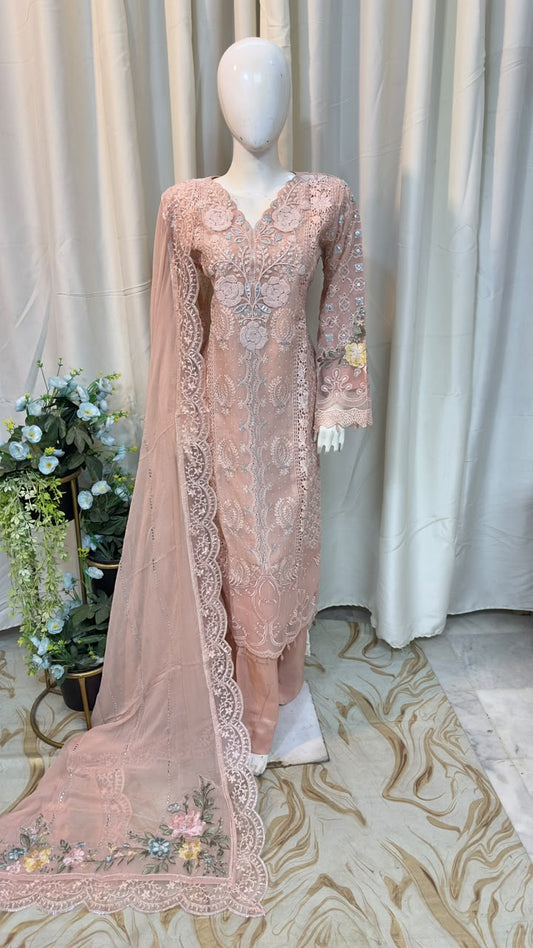SJ3792 Chiffon Peach