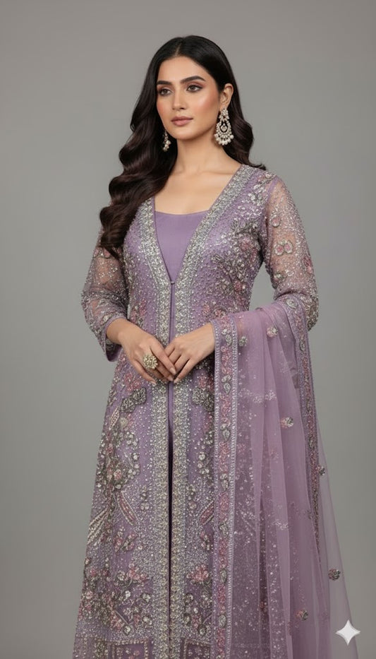 FG114 Open Gown Style Maxi Lilic