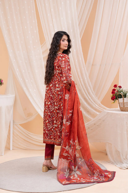Munira Lawn Mehroon