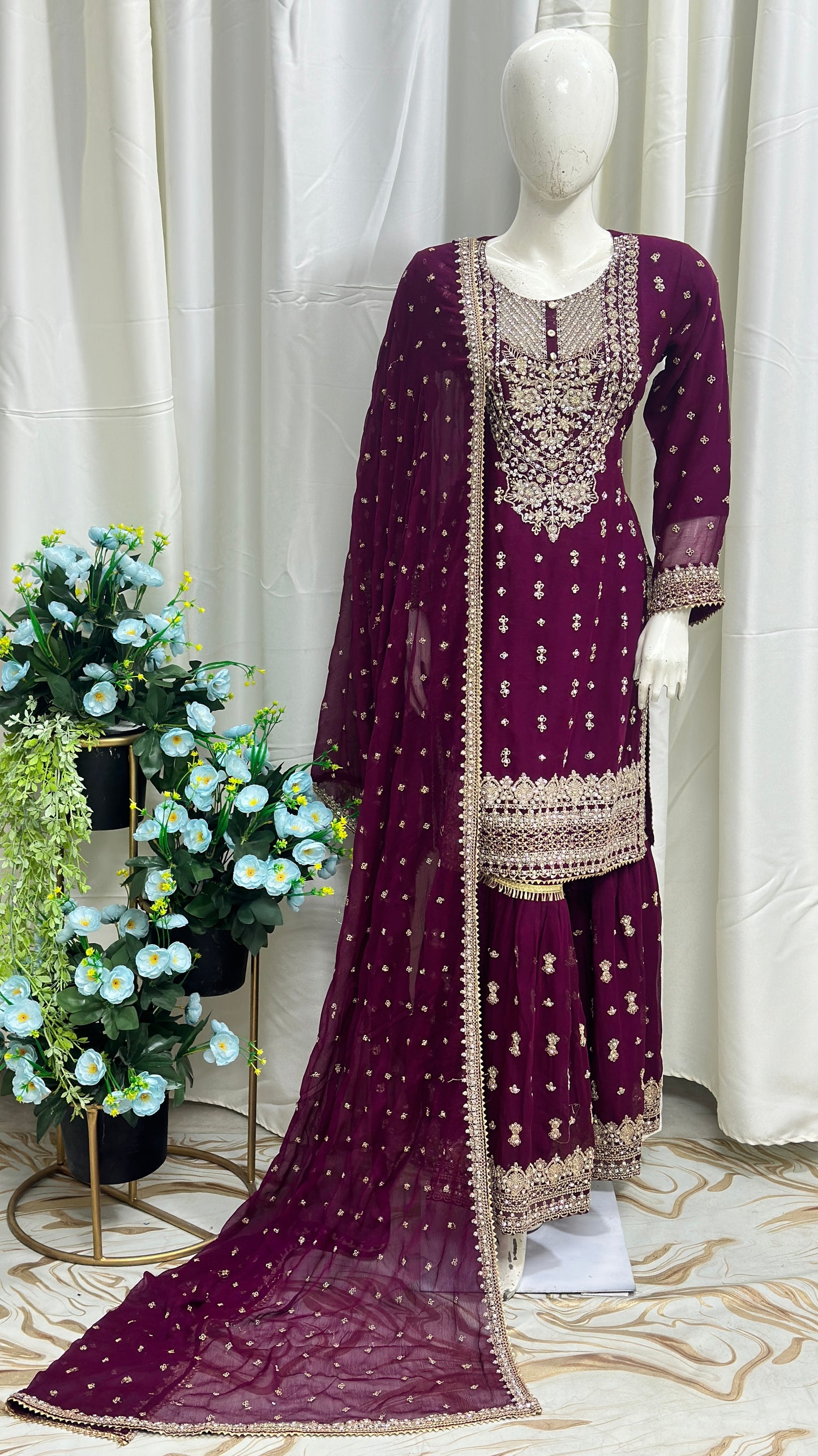 SG1464 Chiffon Margenta
