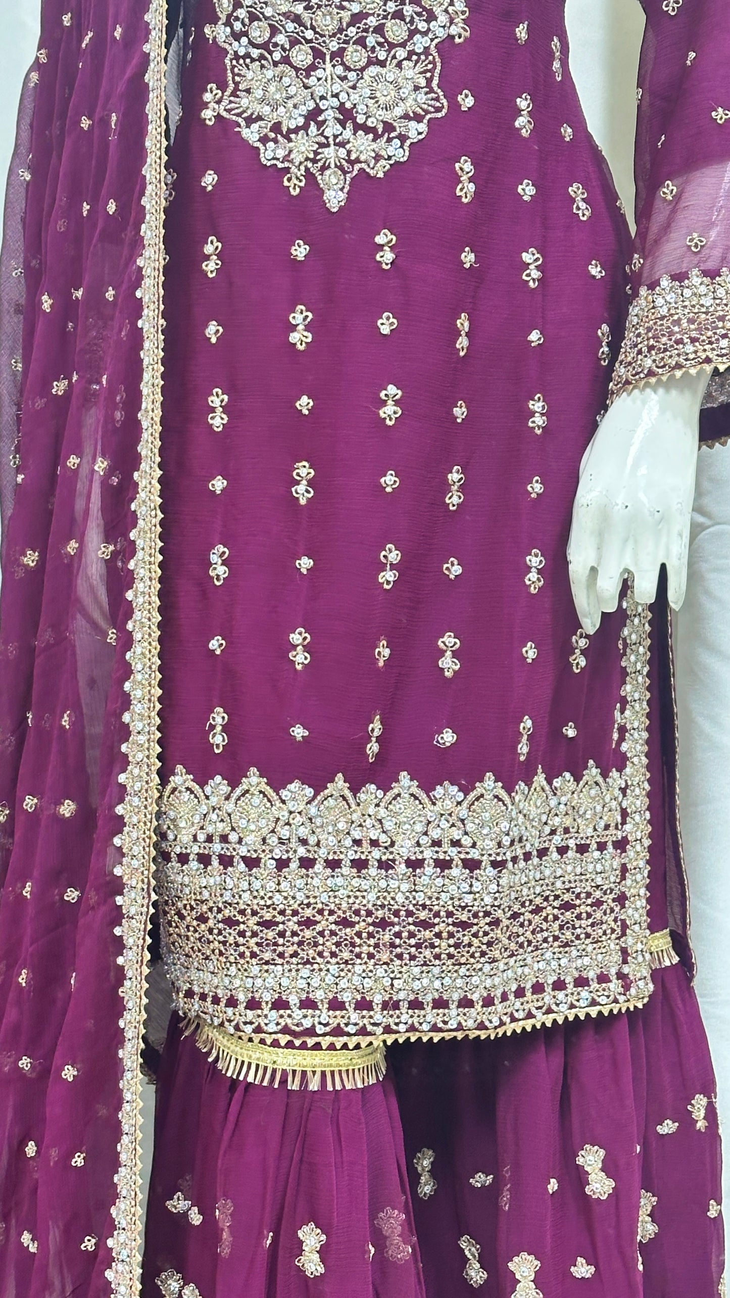 SG1464 Chiffon Margenta