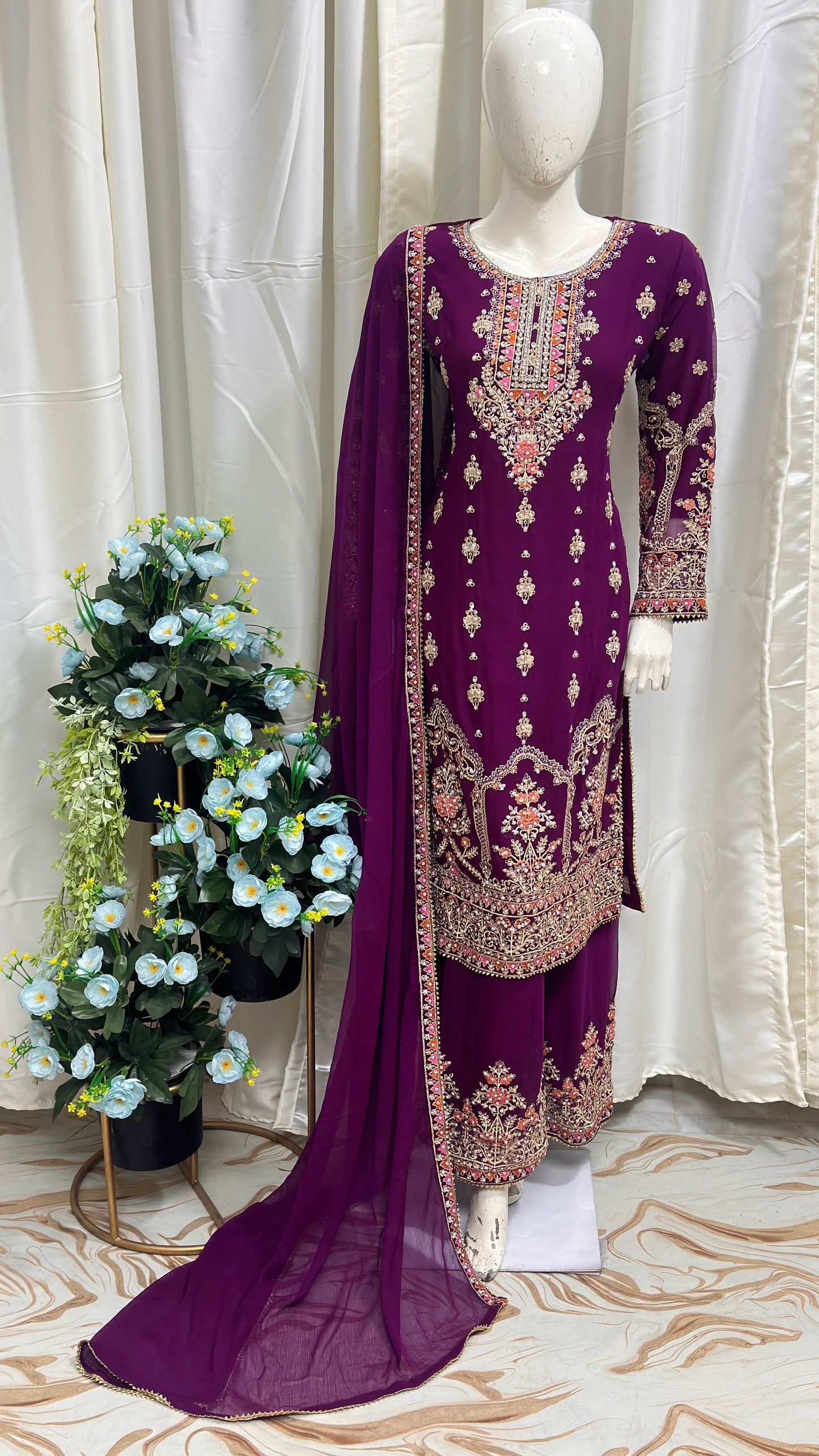 SG1623 Chiffon Mother & Daugther Margenda