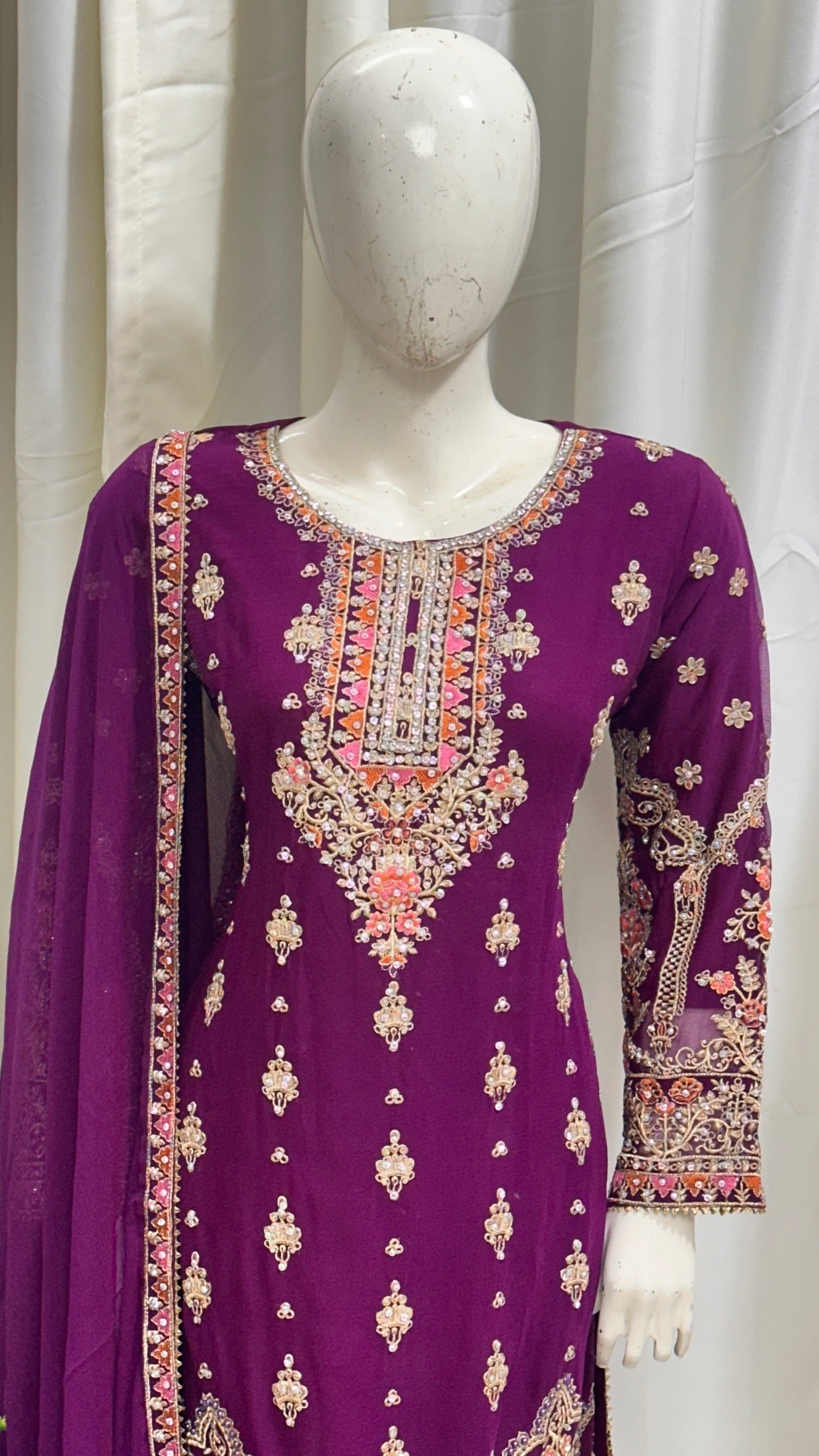 SG1623 Chiffon Mother & Daugther Margenda