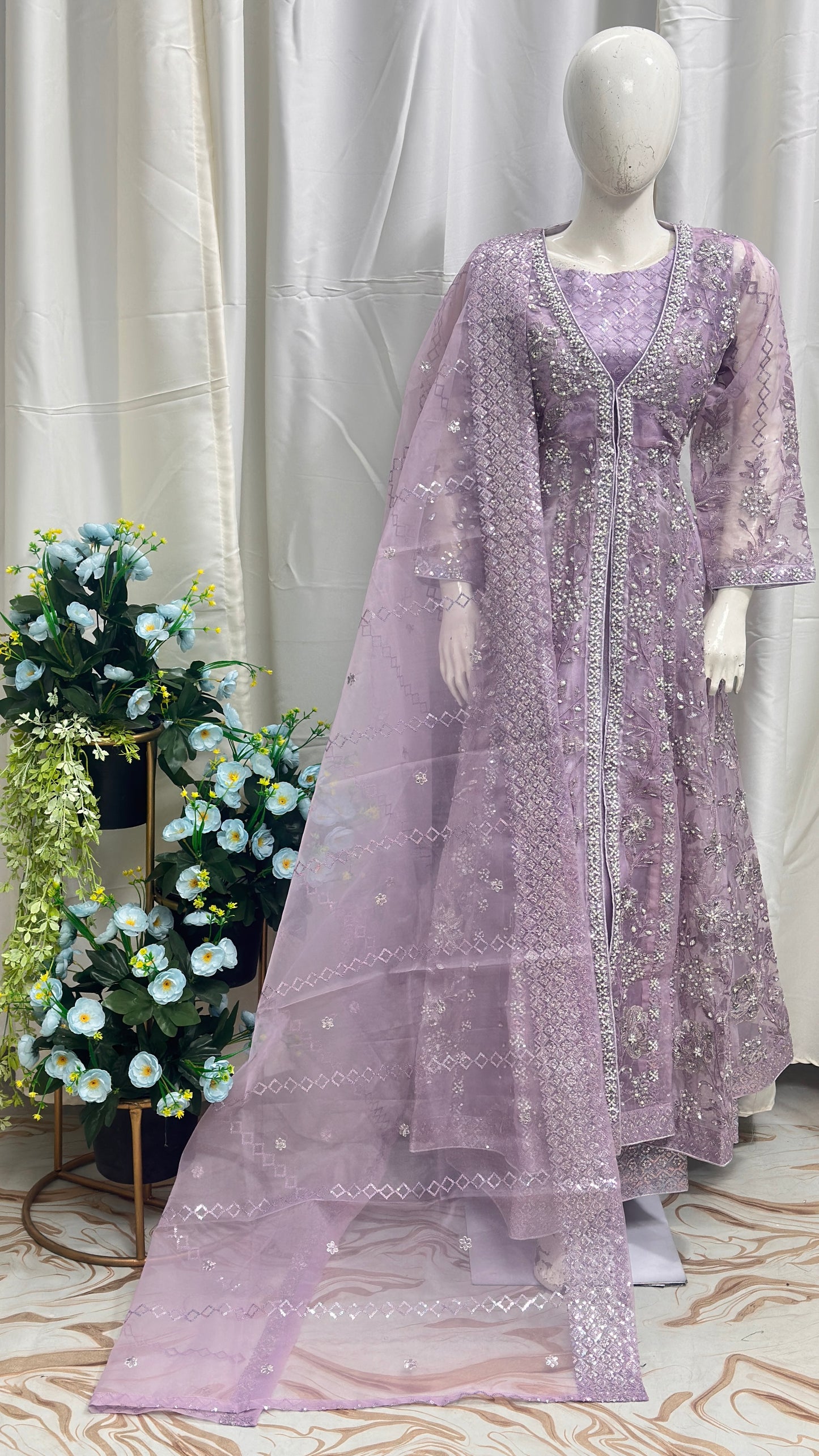 FG126 Gown Style Maxi Lilac