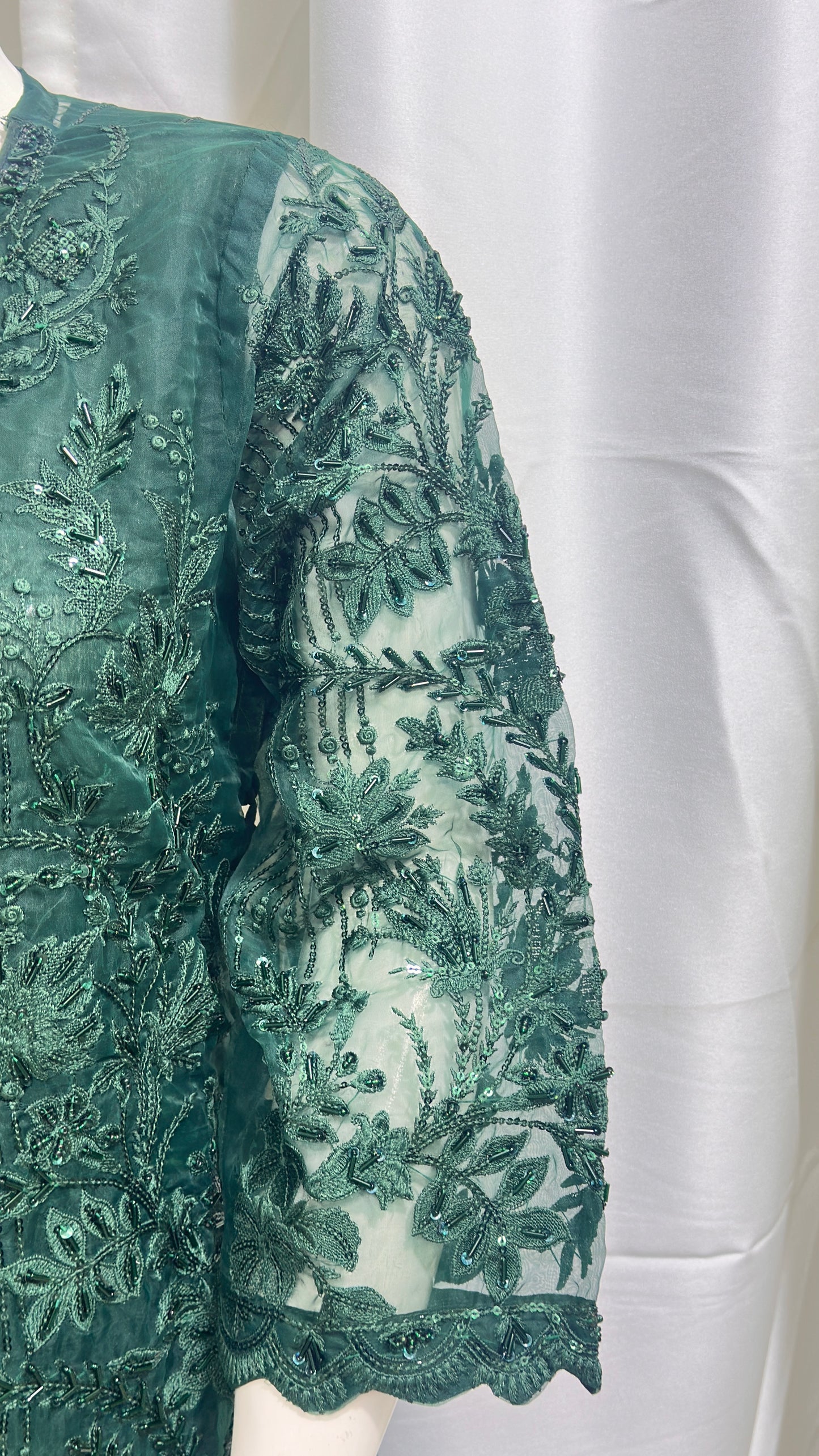 FG169 Gown Style maxi  Green