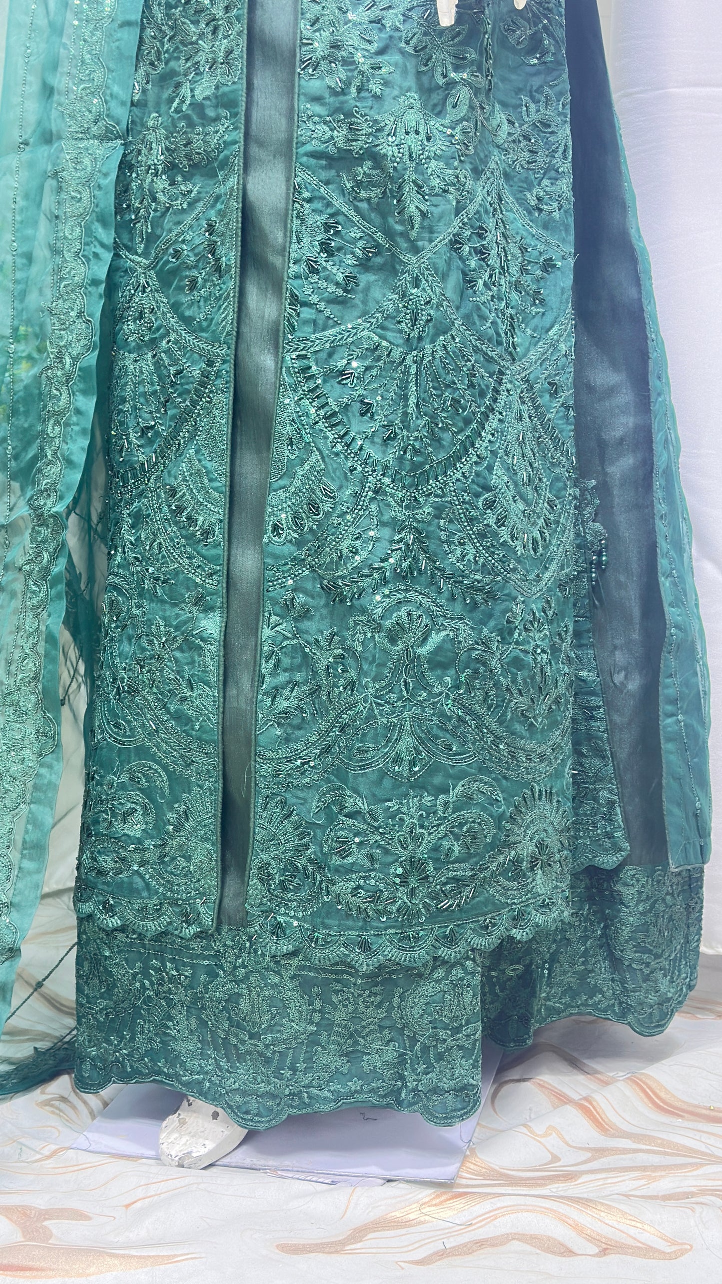 FG169 Gown Style maxi  Green