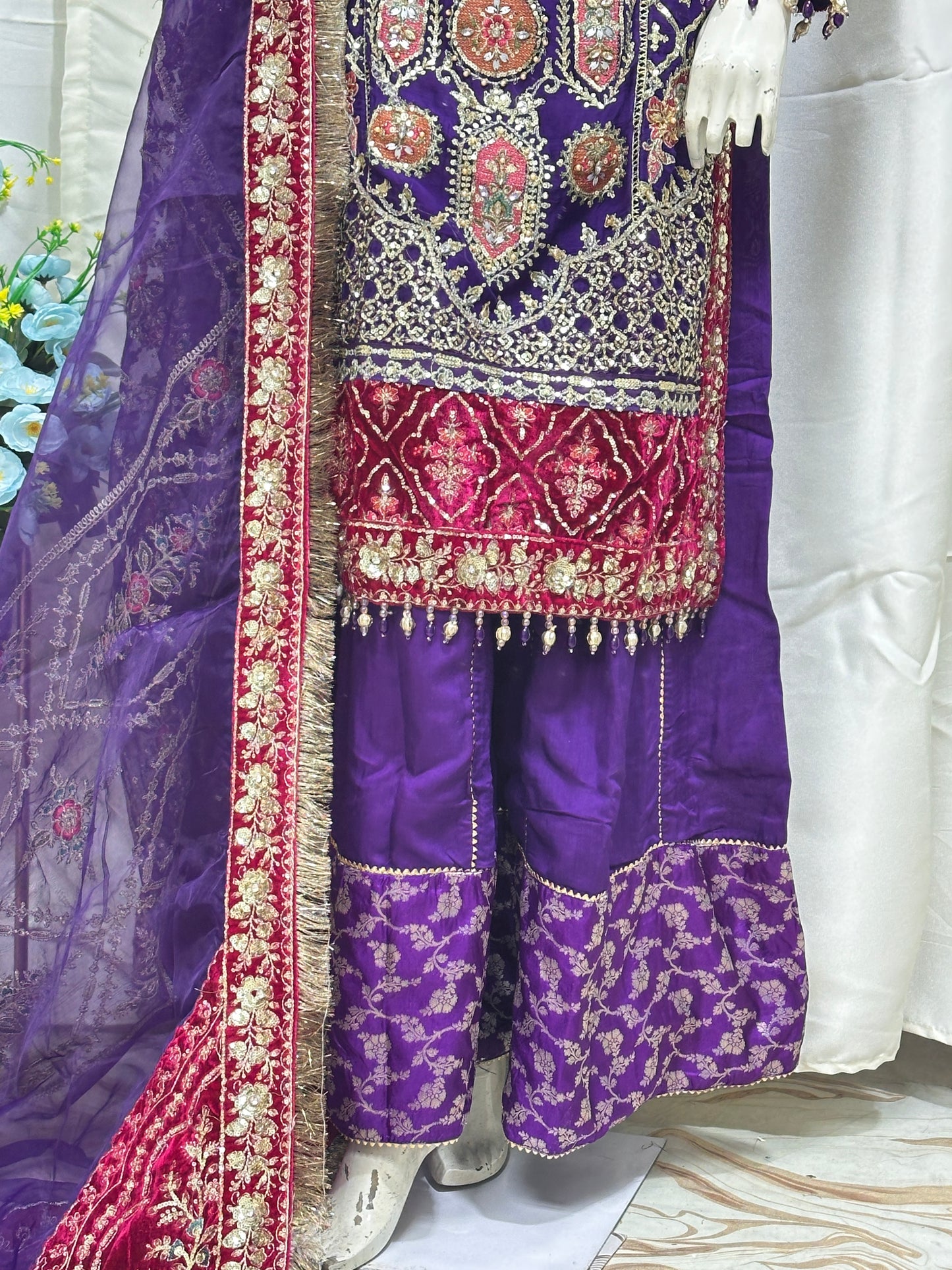 B1786 Chiffon Purple