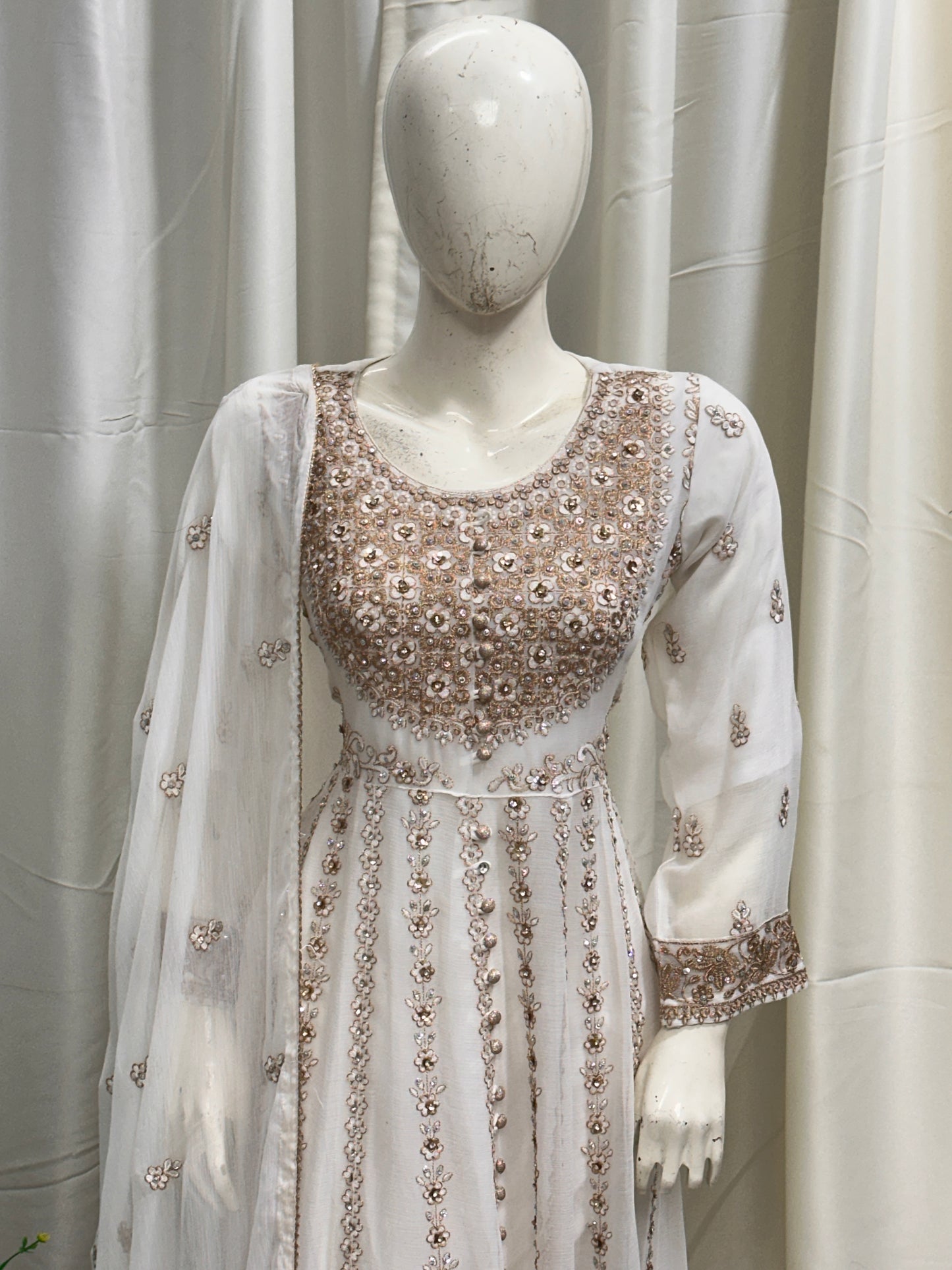 SG1778 Frock Chiffon White