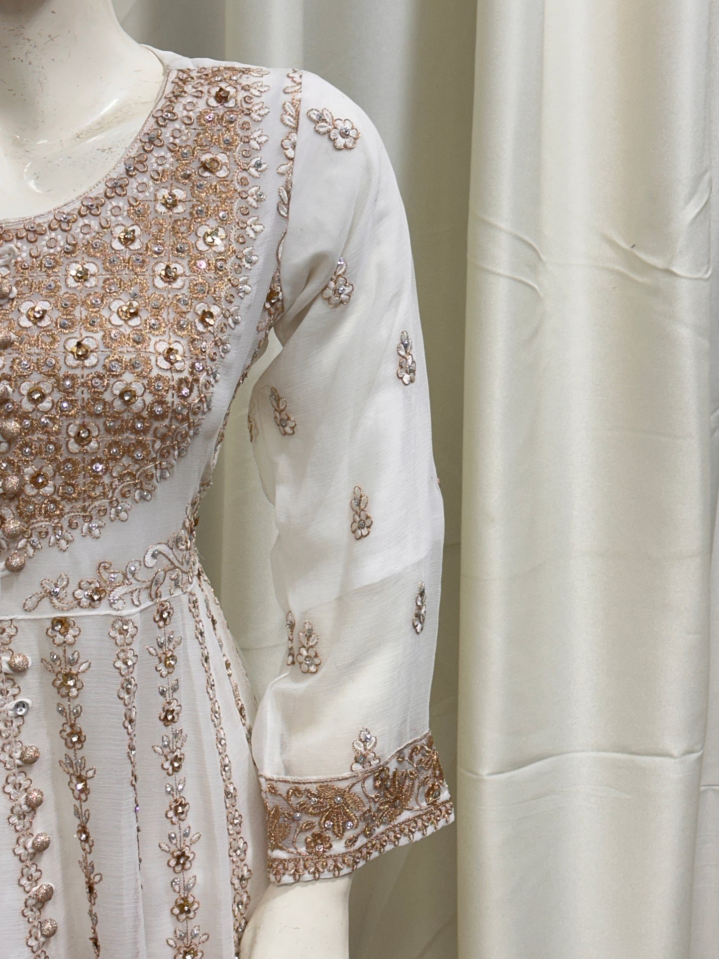 SG1778 Frock Chiffon White