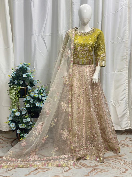 FG166 Lehnga Mehndi