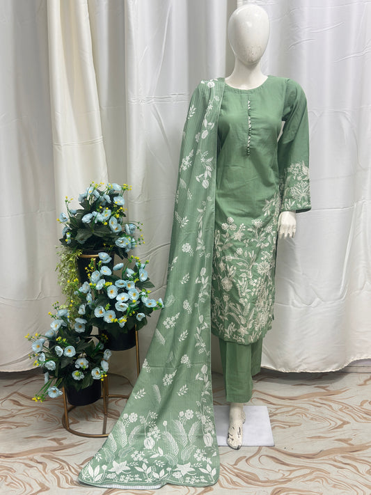 SG1103 Khaddar Mint Sage