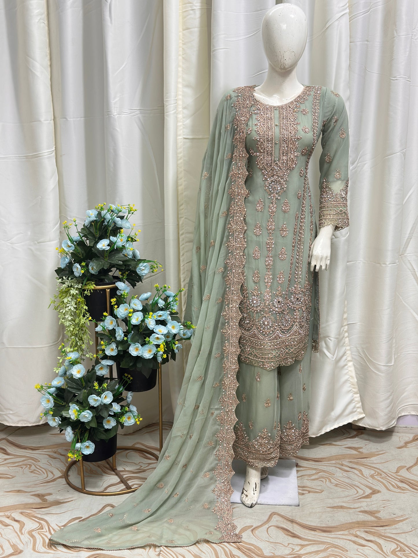 SG1801 Chiffon Winter Mint