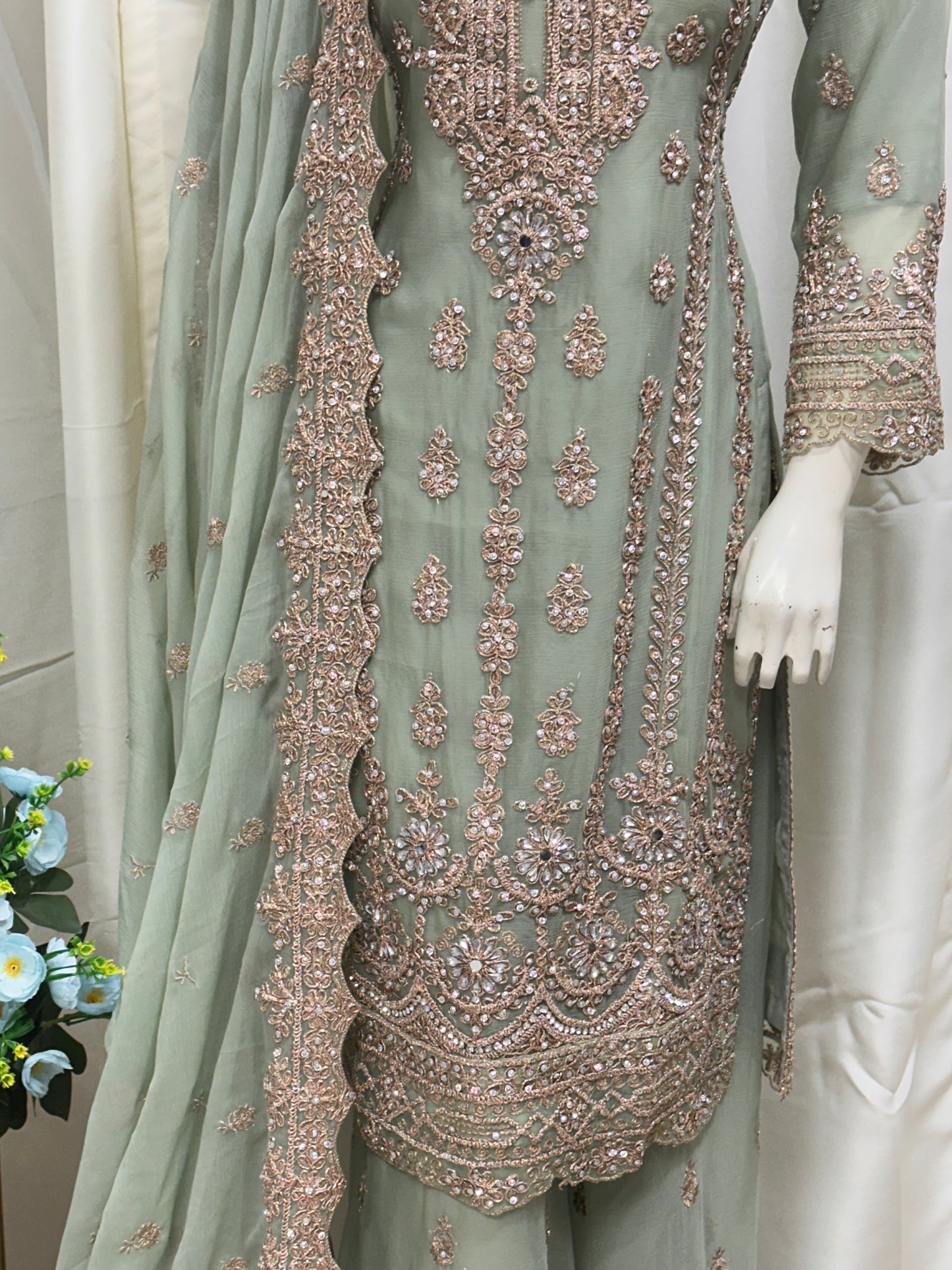 SG1801 Chiffon Winter Mint