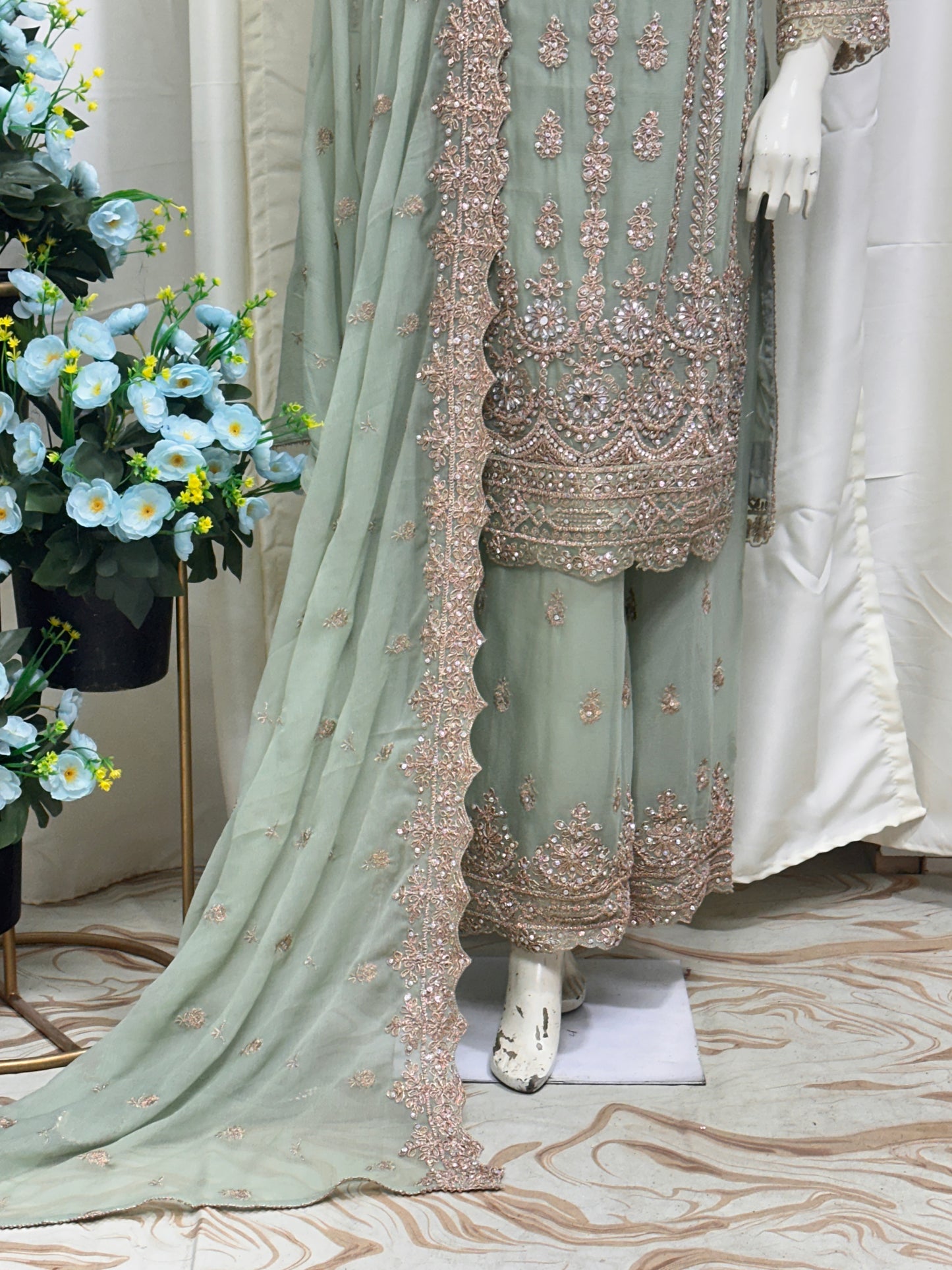 SG1801 Chiffon Winter Mint