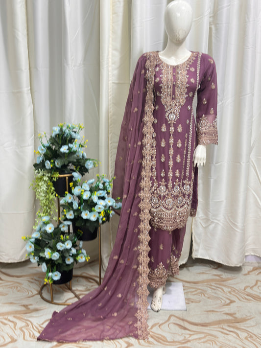 SG1801 Chiffon Dusty Rose