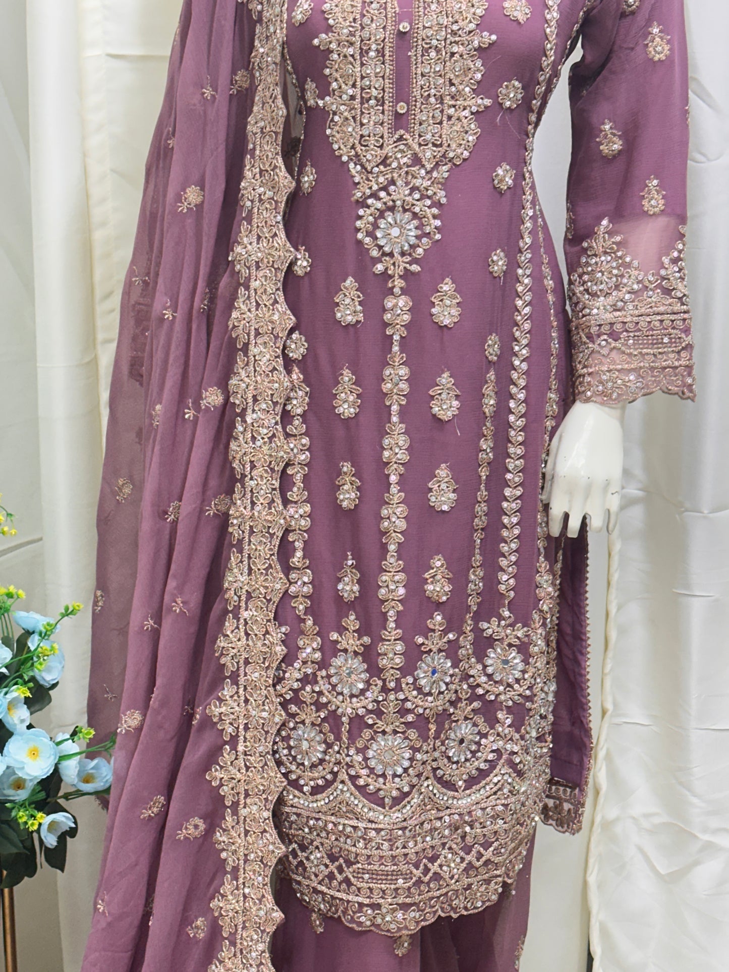 SG1801 Chiffon Dusty Rose