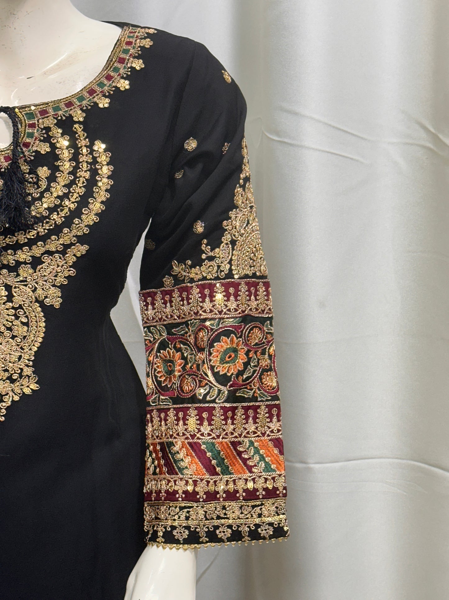 SG1807 Chiffon Palazzo Mummy & Me Black