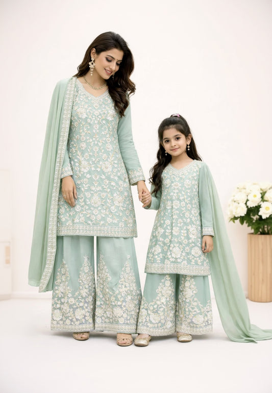 SG1846 Chiffon Mother & Daugther Pista