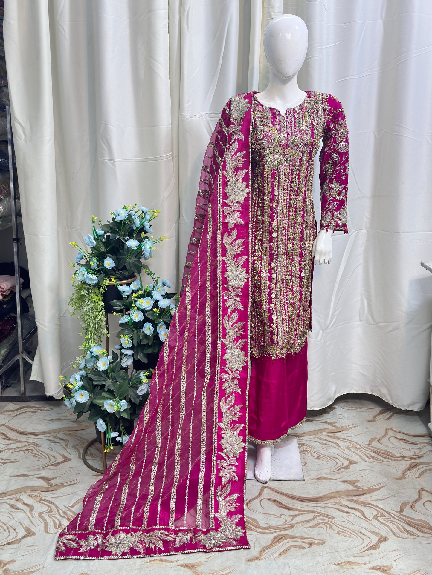 SJ3627 Chiffon Pink