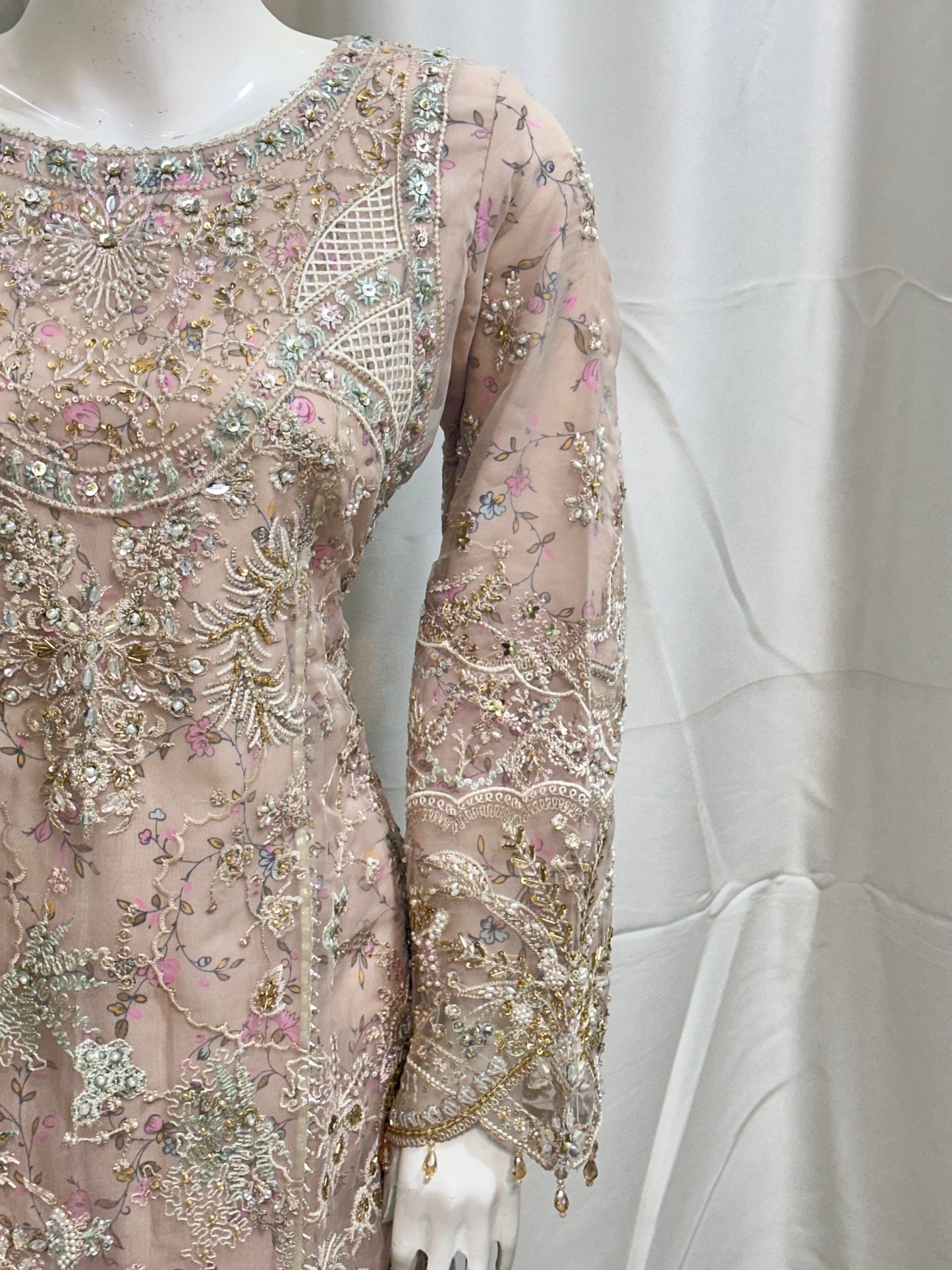 SJ3723 Organza Beige