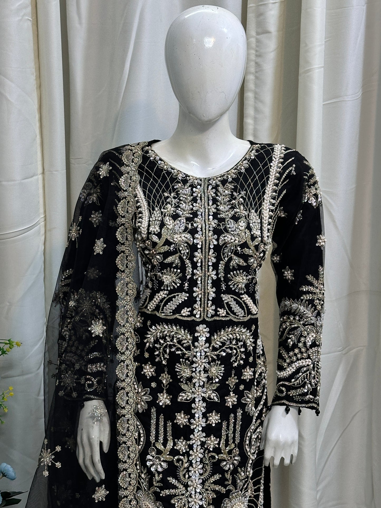 SJ3615 Organza Black