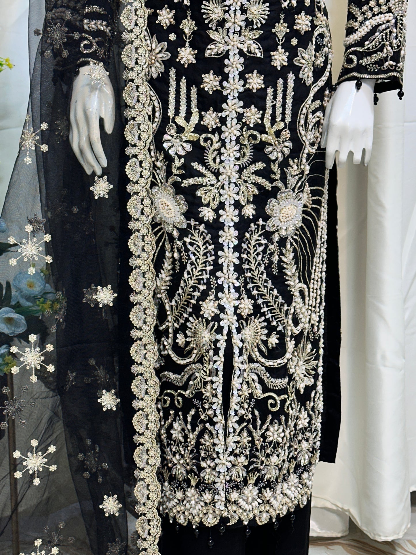 SJ3615 Organza Black