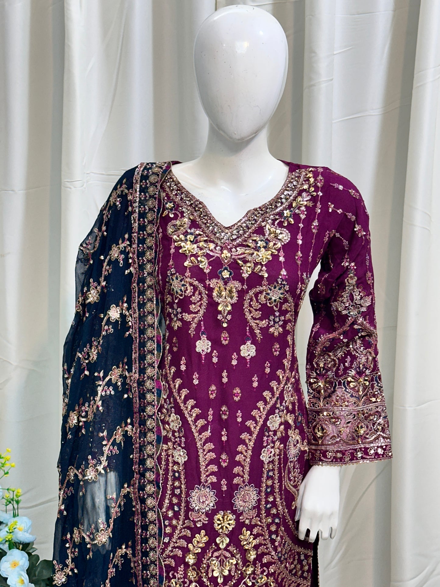SJ3566 Chiffon pink