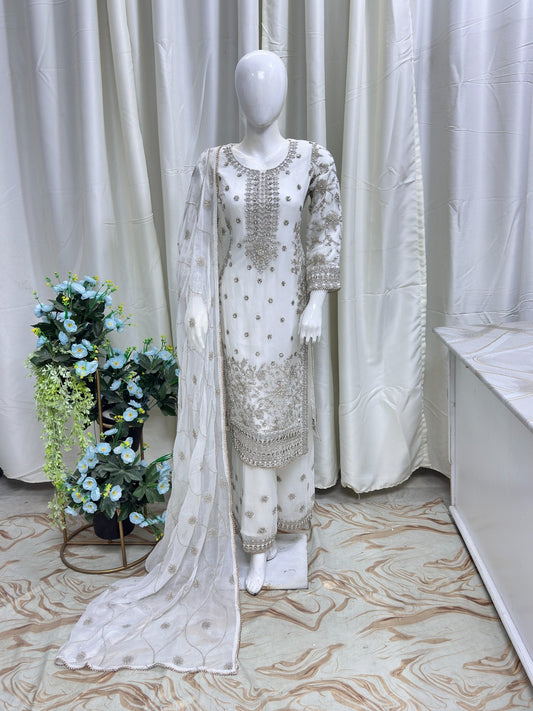SG1211 Chiffon White