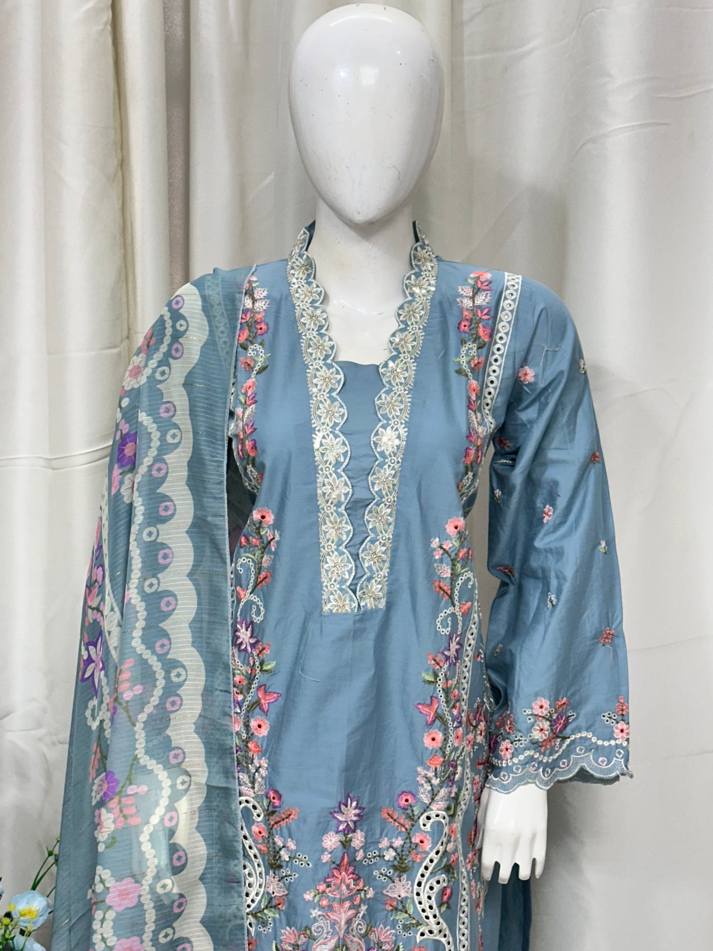 KC1543 Cotton Dusty Blue