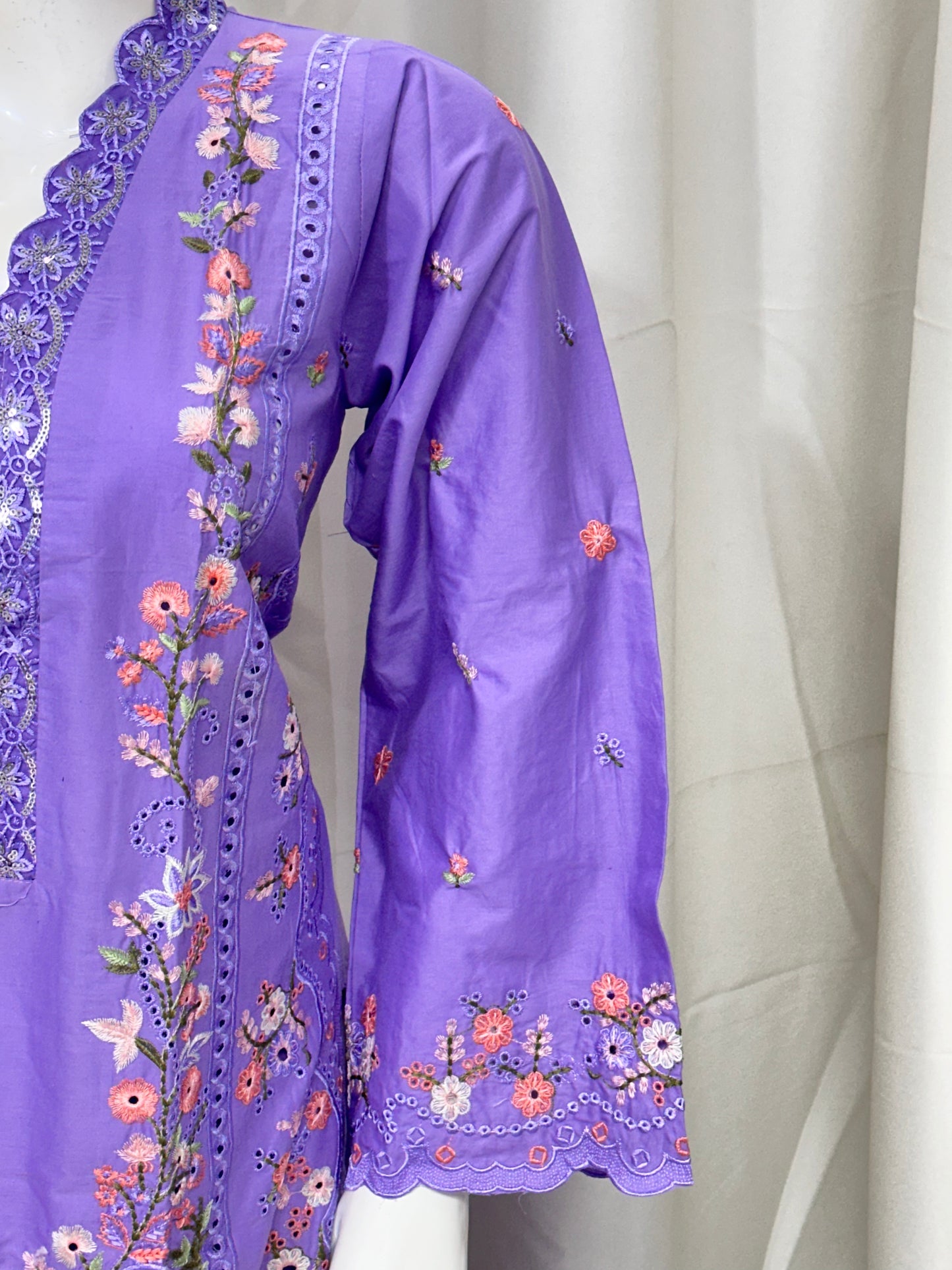 KC1543 Cotton Pastel Purple Shade