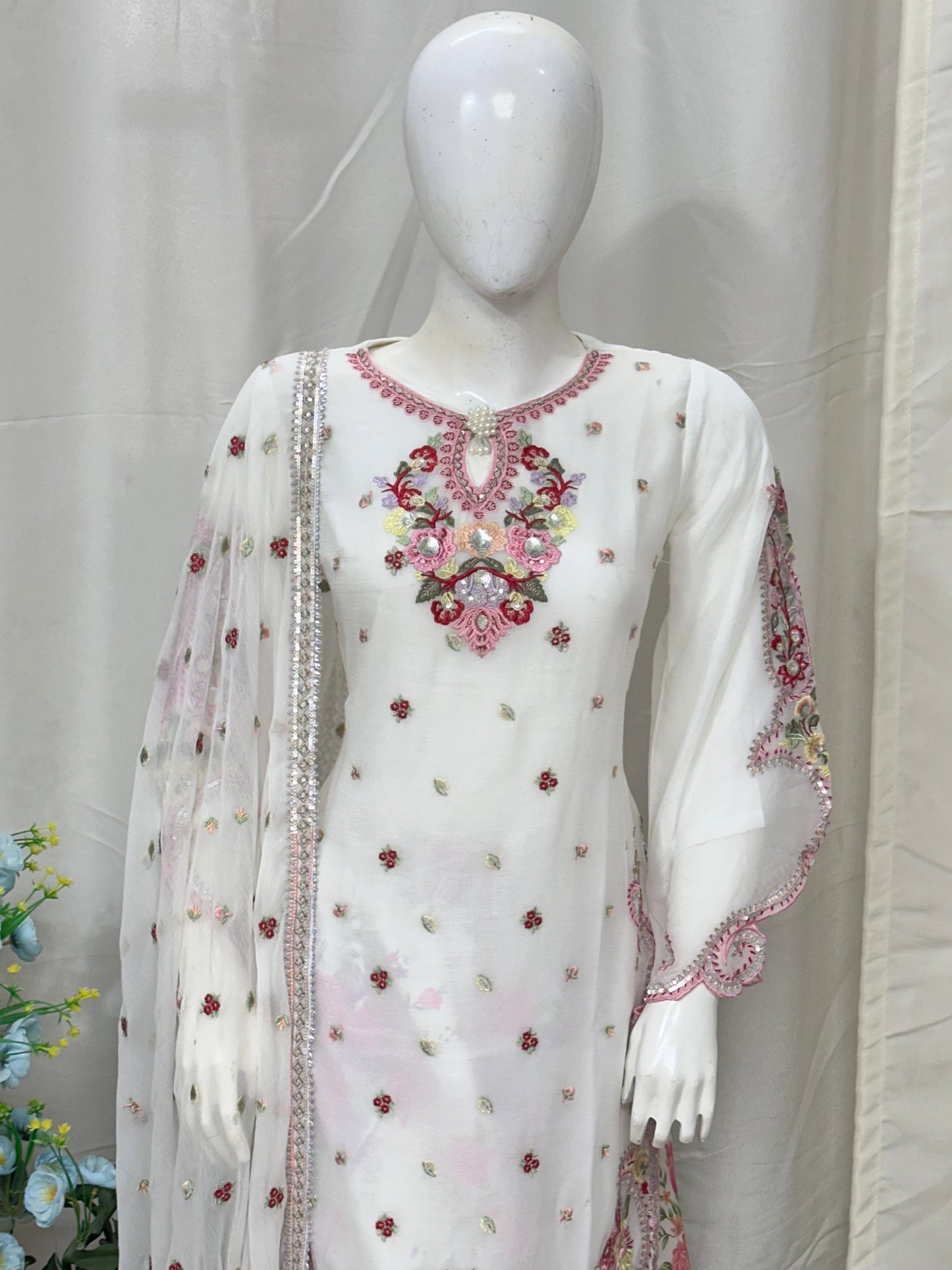 Karma Saj Dhaj 524 White