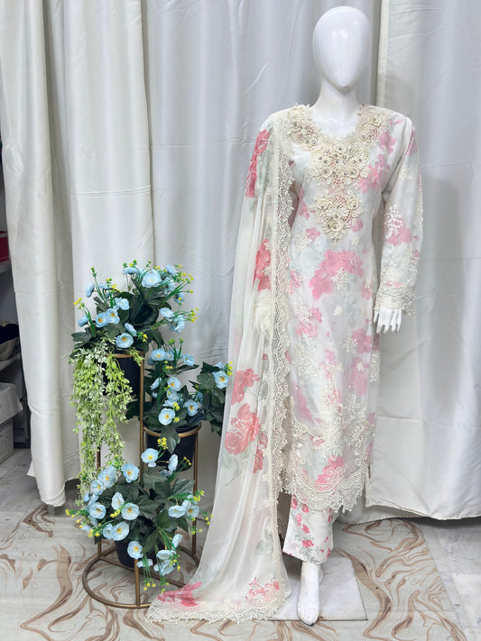 SJ3536 White&Pink