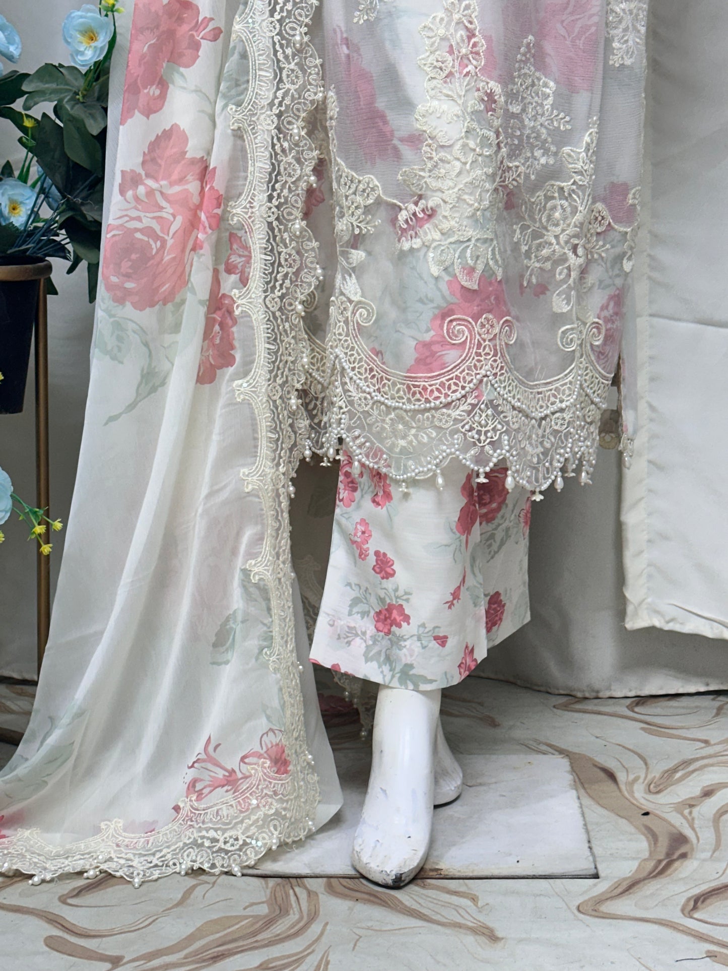 SJ3536 White&Pink
