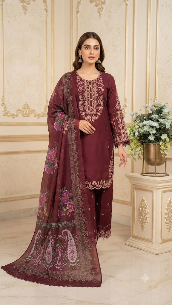 SG6482 Viscose Red