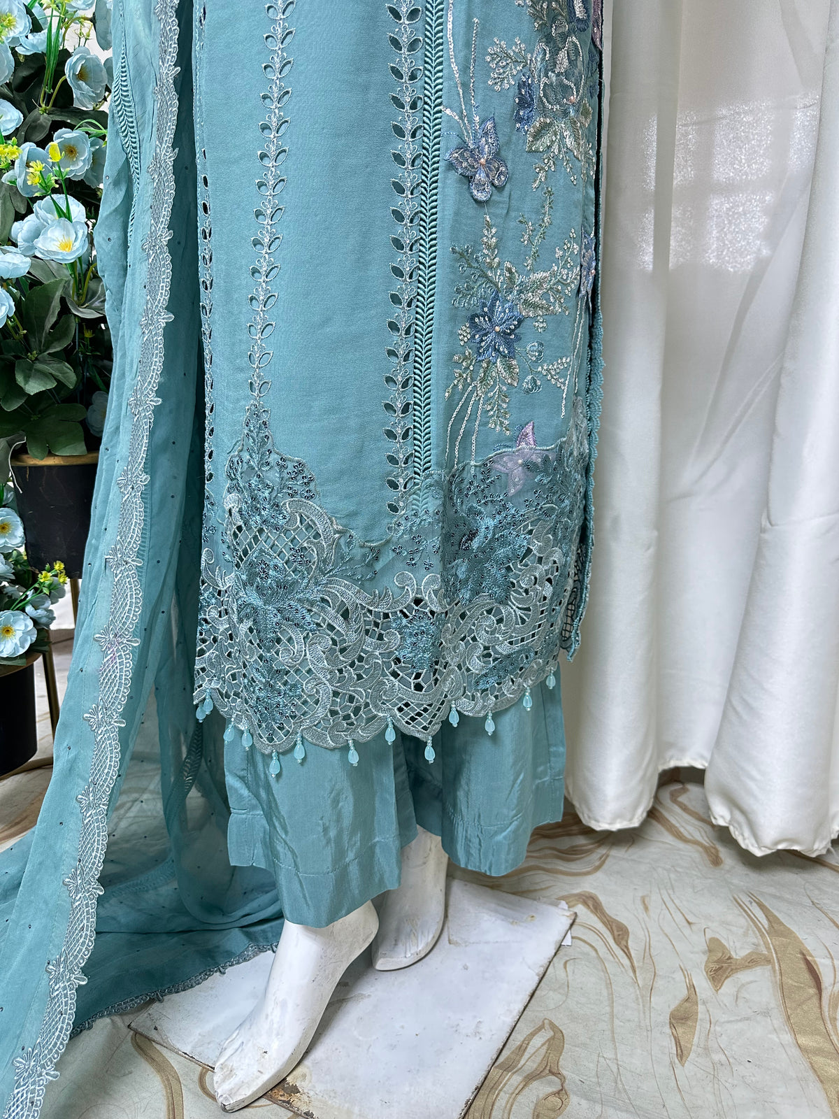 SJ3790 Chiffon Dusty Blue