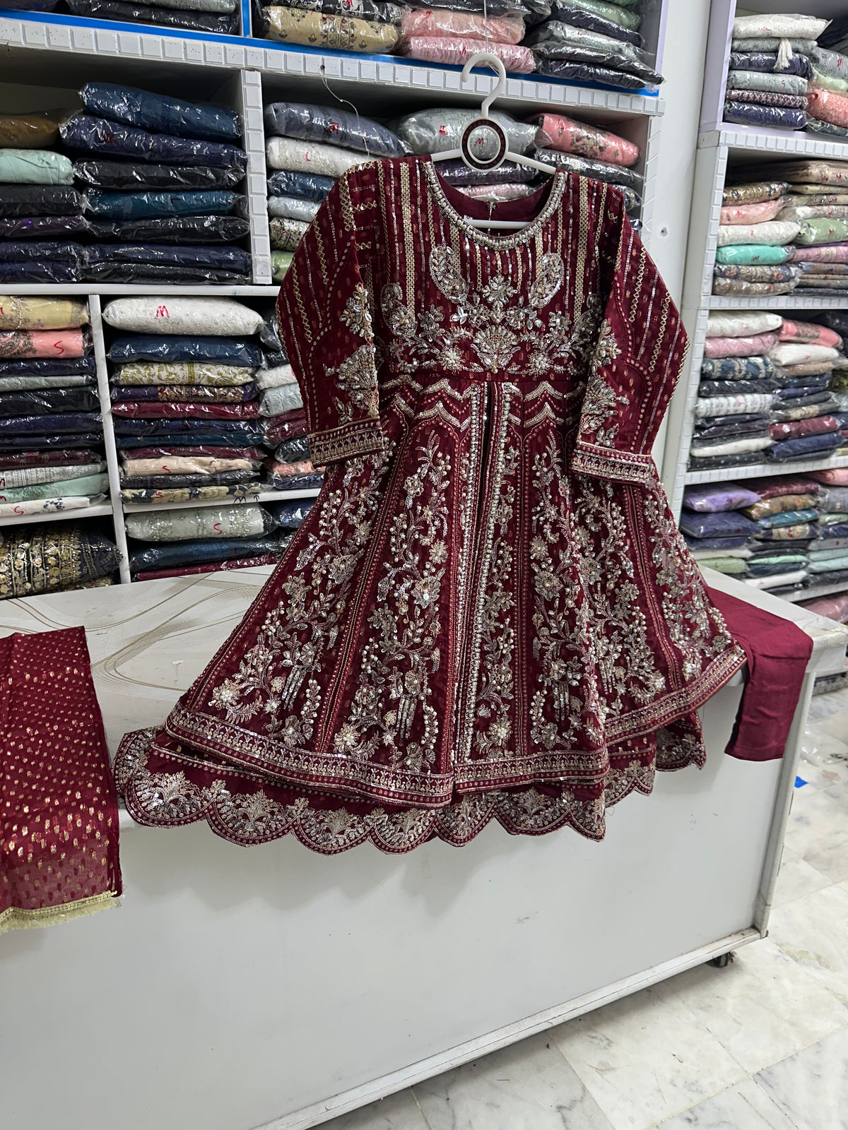 FG145 Kids Maxi Mehroon