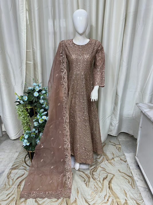 FG183 Maxi Organza Pink